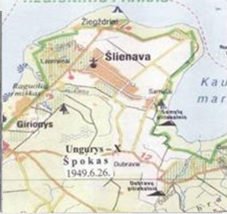 Partizanų Juozo Juodžio-Ungurio ir Antano Santockio-Špoko žūties vieta